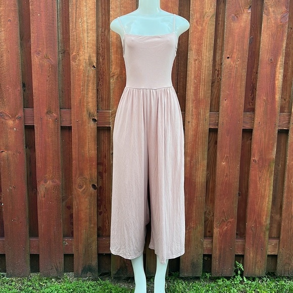 Silence + Noise Belinda Ribbed Knit Wide-Leg Jumpsuit Size M - Picture 5 of 16